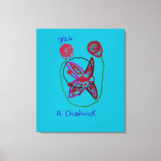 My Name Is Blossom Canvas Afdruk (Voorkant)