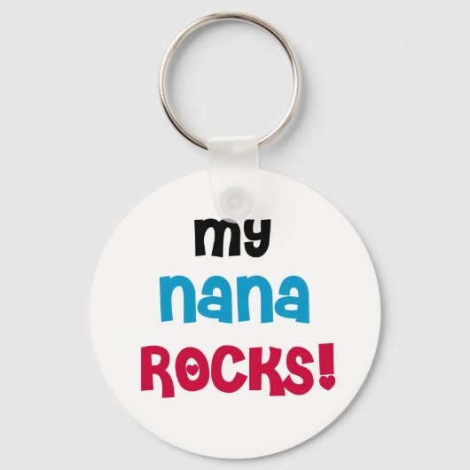 My Nana Rocks Sleutelhanger (Voorkant)