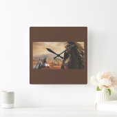 My Native Homeland Vierkante Klok (Huis)