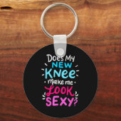 My New Knee Gift Funny Knee Replacement Surgery Jo Sleutelhanger (Voorkant)