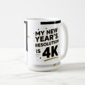 My new year's resolution is 4K Koffiemok (Voorkant rechts)