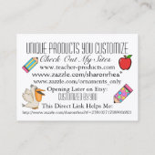 MY Ocean Beach Visitekaartje (Achterkant)