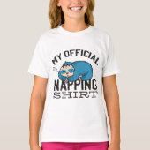 My official napping shirt - Lazy sleeping Sloth (Voorkant)