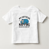 My official napping shirt - Lazy sleeping Sloth (Voorkant)