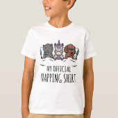 My official napping shirt sleeping Unicorn Dog Cat (Voorkant)