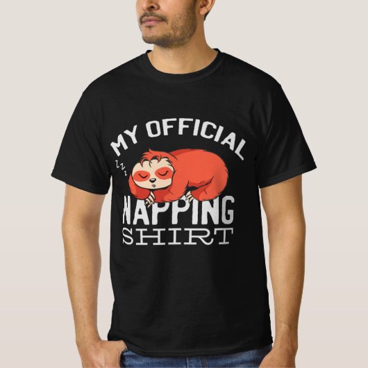 My official napping shirt Sloth (Voorkant)