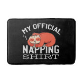My official napping shirt Sloth Badmat (Voorkant)
