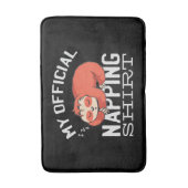 My official napping shirt Sloth Badmat (Voorkant Verticaal)