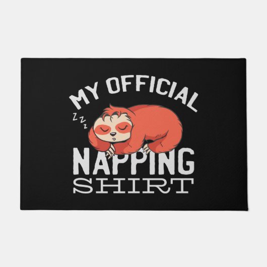My official napping shirt Sloth Deurmat (Voorkant)