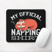 My official napping shirt Sloth Muismat (Met muis)