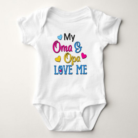 My oma & opa love me romper (Voorkant)