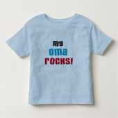 My Oma Rocks T-shirts en geschenken (Voorkant)