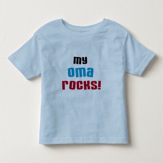 My Oma Rocks T-shirts en geschenken (Voorkant)