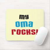 My Oma Rocks T-shirts en geschenken Muismat (Met muis)