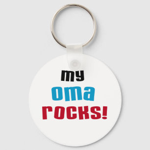 My Oma Rocks T-shirts en geschenken Sleutelhanger