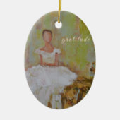 My one word keramisch ornament (Voorkant)