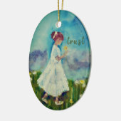 My One Word: Trust Keramisch Ornament (Links)