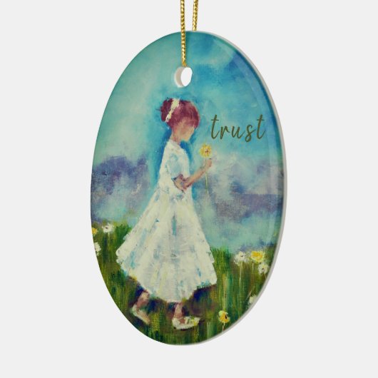 My One Word: Trust Keramisch Ornament (Links)