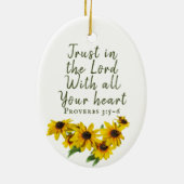 My One Word: Trust Keramisch Ornament (Achterkant)