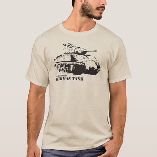My other car is a Sherman Tank T-shirt (Voorkant)