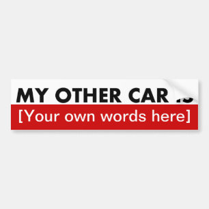 my-other-car-is-sjabloon-02 bumpersticker
