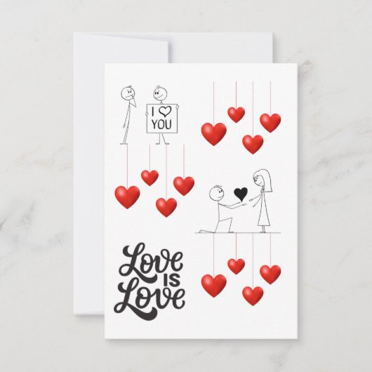 my other half love card bedankkaart (Voorkant)