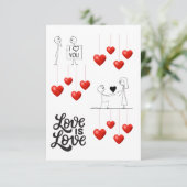 my other half love card bedankkaart (Staand voorkant)