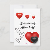 my other half love card bedankkaart (Achterkant)