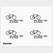 My other ride is a fixed gear. ovale sticker (Vel)