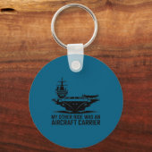 My Other Ride Was An Aircraft Carrier  Sleutelhanger (Voorkant)
