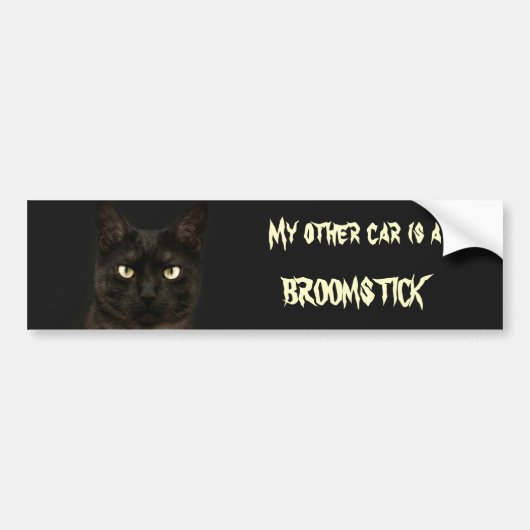 My other want is a broomstick bumpersticker (Voorkant)