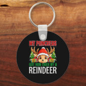 My Pancreas Got Run Over By A Reindeer - Christmas Sleutelhanger (Voorkant)