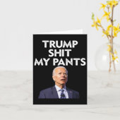 My Pants Joe Biden President Kaart (Gele Bloem)