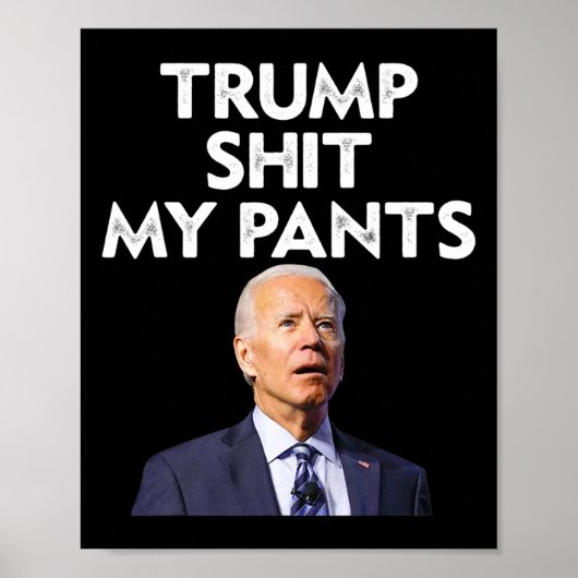 My Pants Joe Biden President Poster (Voorkant)