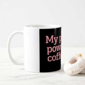 My Patience Powered by Coffee Only Funny Quote Typ Koffiemok
