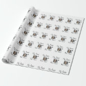 My Peace Rust On Four Paws - Schattigee Pet Lover Cadeaupapier (Uitgerold)