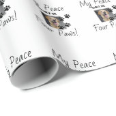 My Peace Rust On Four Paws - Schattigee Pet Lover Cadeaupapier (Rol Hoek)