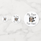 My Peace Rust On Four Paws - Schattigee Pet Lover Confetti (Voorkanten)