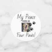 My Peace Rust On Four Paws - Schattigee Pet Lover Confetti (Kleine voorkant)