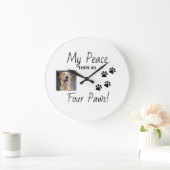 My Peace Rust On Four Paws - Schattigee Pet Lover Grote Klok (Huis)