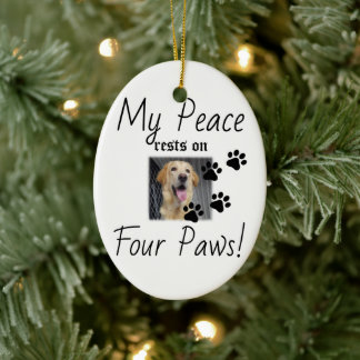 My Peace Rust On Four Paws - Schattigee Pet Lover Keramisch Ornament