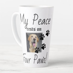 My Peace Rust On Four Paws - Schattigee Pet Lover Latte Mok