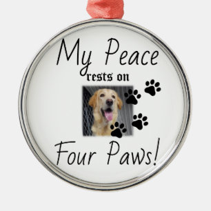 My Peace Rust On Four Paws - Schattigee Pet Lover Metalen Ornament