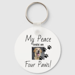 My Peace Rust On Four Paws - Schattigee Pet Lover Sleutelhanger