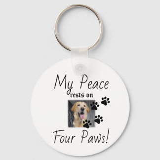My Peace Rust On Four Paws - Schattigee Pet Lover Sleutelhanger