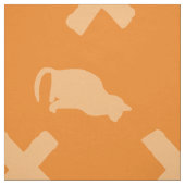 My Peach Cat Pet Monogram Stof (Swatch)