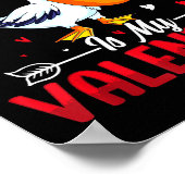 My Pelican Is My Valentine Romantic Humor For Love Poster (Hoek)