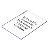 My People Skills Are Just Fine Notitieboek (Linkerzijde)
