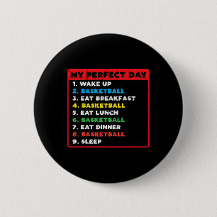 My Perfect Day BySketbyll Fun Coach Speler Dames M Ronde Button 5,7 Cm
