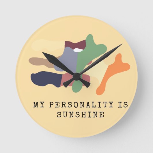 My Personality is Sunshine Ronde Klok (Voorkant)